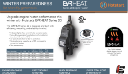 Hotstart's EVRHEAT Series 20 Engine Heater